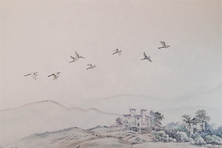 20220316 壁画 中左上白鹭 林鑫淇摄.jpg