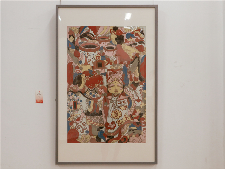 黄怡同学插画作品《闽韵陈情》 邱立峰摄.JPG